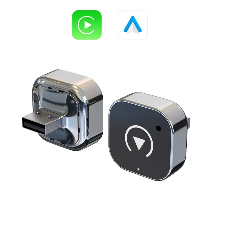 Adaptateur CarPlay & Android Auto Sans Fil – Plug & Play Universel