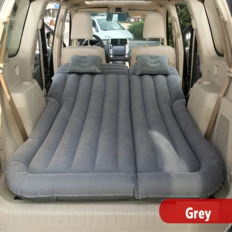 Matelas gonflable de voyage universel pour siège arrière – Canapé multifonction, oreiller, tapis de camping extérieur et coussin